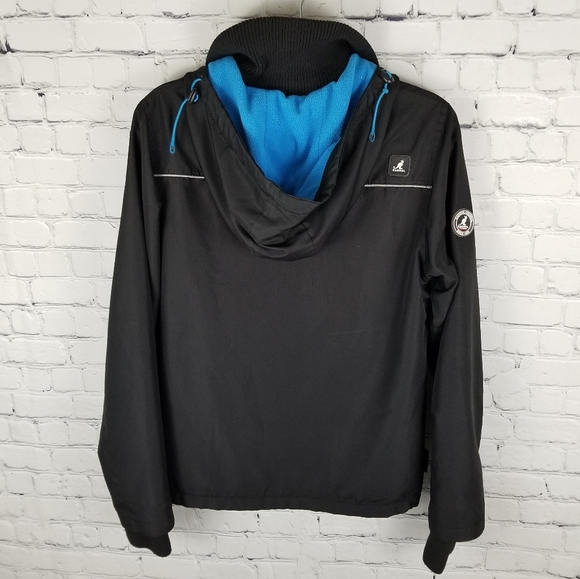 KANGOL | Sprawl2 zip high neck hooded jacket - Picture 5 of 11